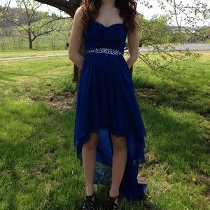 Blue formal dress
